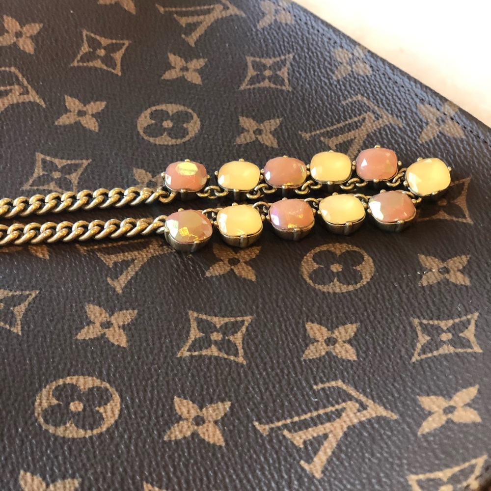 J.Crew Multi color gem necklace - Picture 2 of 3